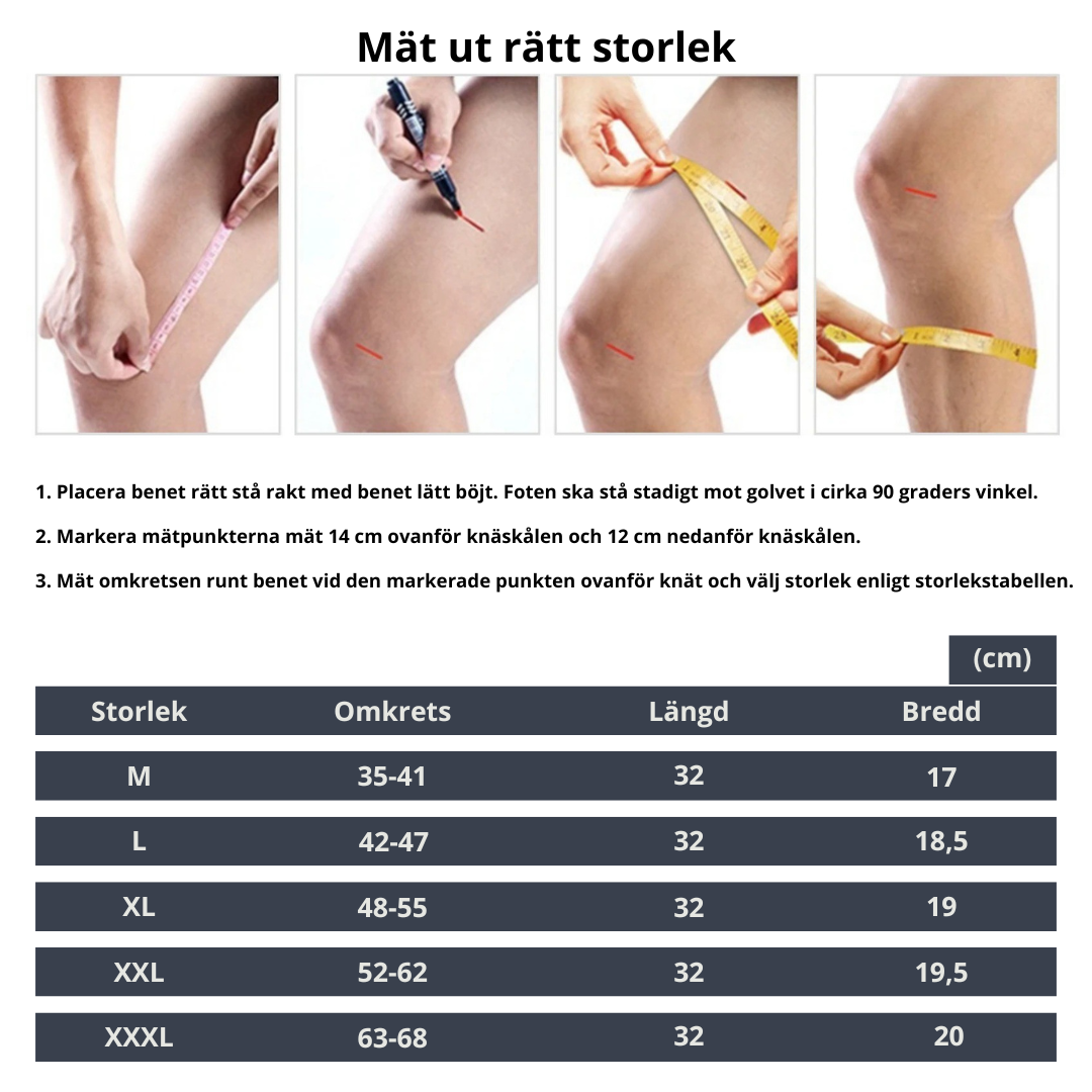ProSupport Knästöd med Sidofjädrar